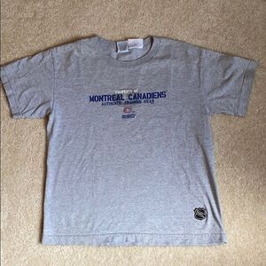 Youth Large Montreal Canadians NHL tshirt